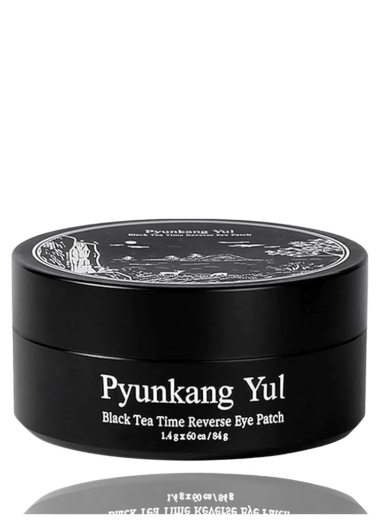 لصقات العين بلاك تي تايم ريفيرس من بيونغ كانغ يول – مضادة للتجاعيد والهالات السوداء مع تغذية عميقة - Image 1